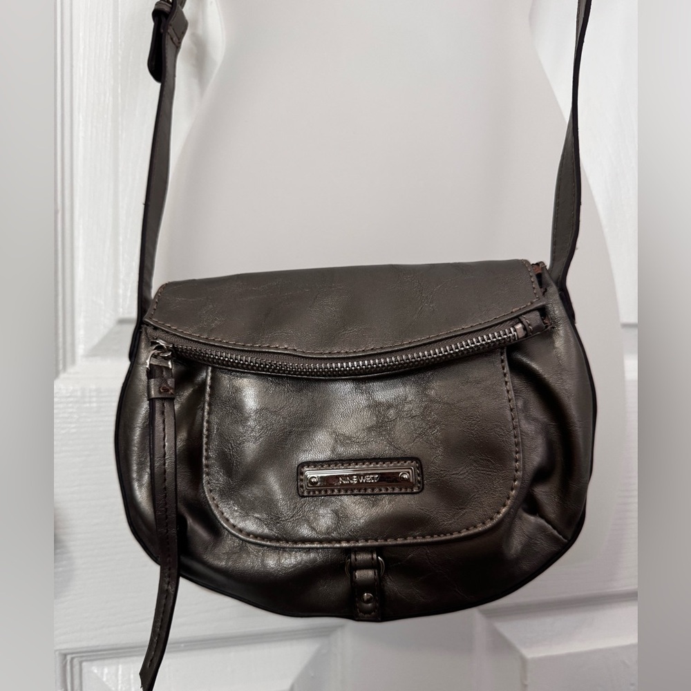 Nine West Metallic Colored Crossbody Bag
